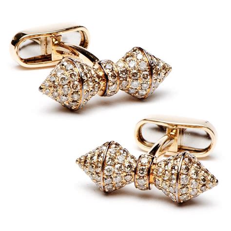 real diamond cufflinks